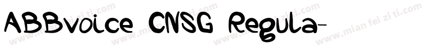 ABBvoice CNSG Regula字体转换